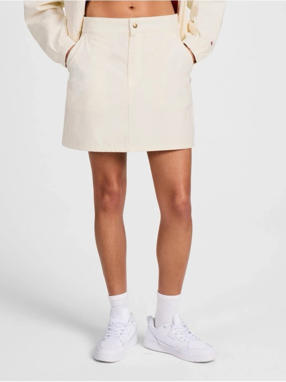 Champion Cream Mini Skirt b141s